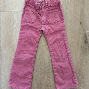 Baby GAP Pink Corduroy Flared Bottoms